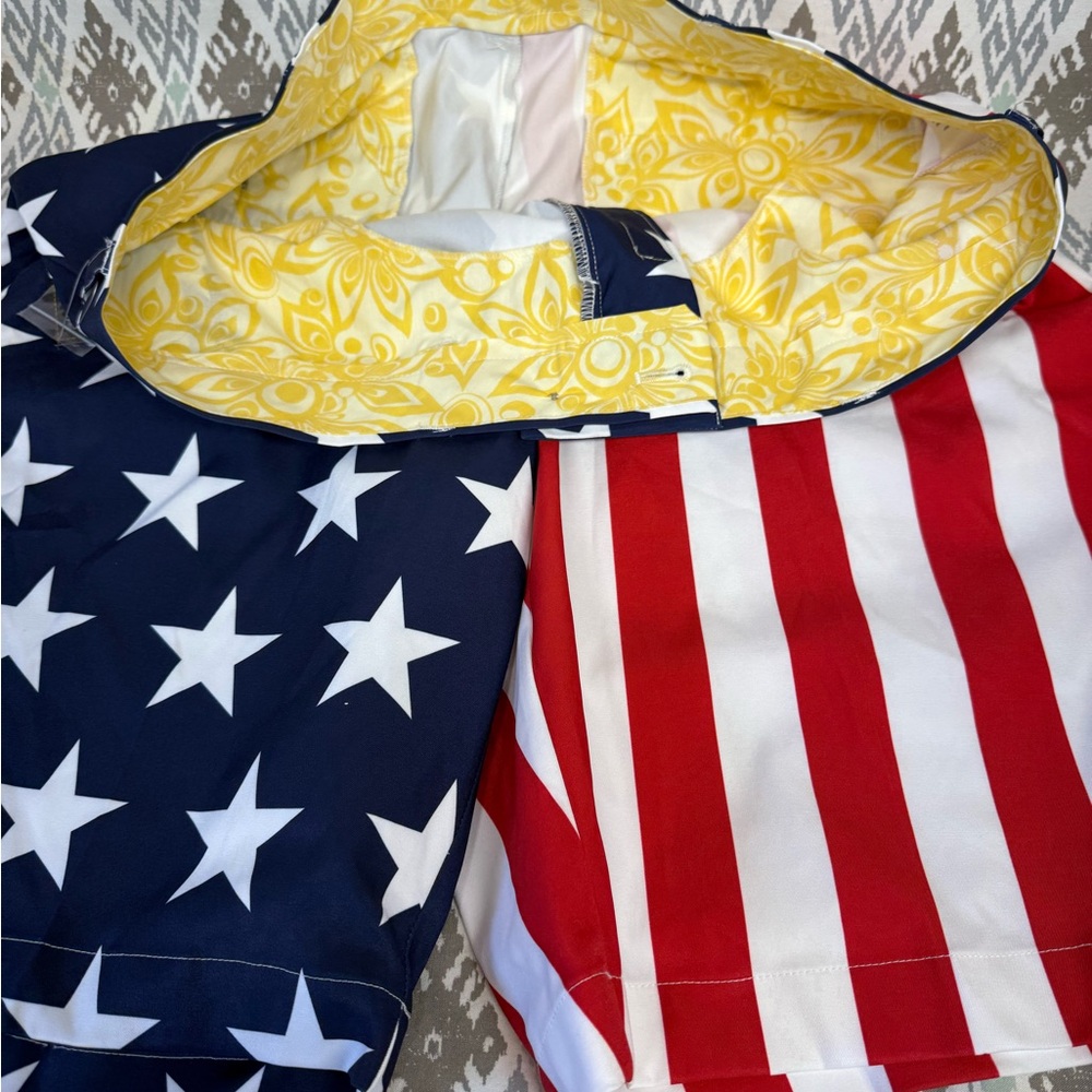 Loudmouth Patriotic Stars and Stripes Men's Shorts - Picture 5 of 7